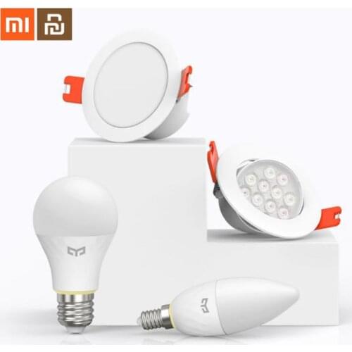 Xiaomi mijia yeelight Newest bluetooth Mesh Version smart light bulb and downlight ,Spotlight work yeelight gateway Smart home