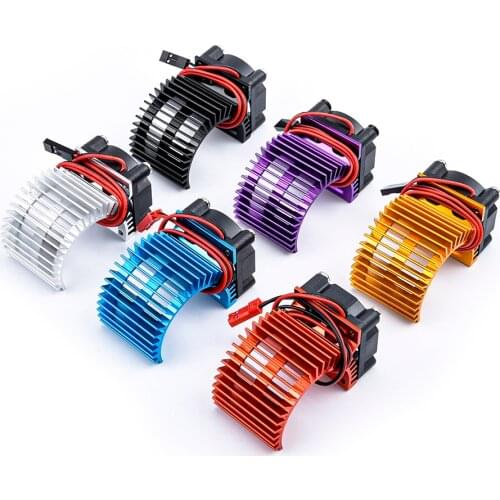 Electric RC Car 380 / 540 Electric Motor Stock Proof Cover Heat Sink Cooling Fan Suit for All 1/8 1/10 Model Cars RC Parts