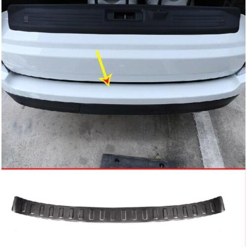 Stainless Steel Rear Trunk Outside Bumper Protector Plate Cover For Land Rover Range Rover Vogue L405 2013-2018 Car Accessories