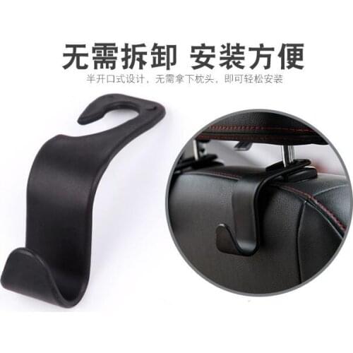 2 Pack car organizer Strong Car Back Seat Headrest Hanger Easy Installation SUV Storage Easy Hooks for Bag