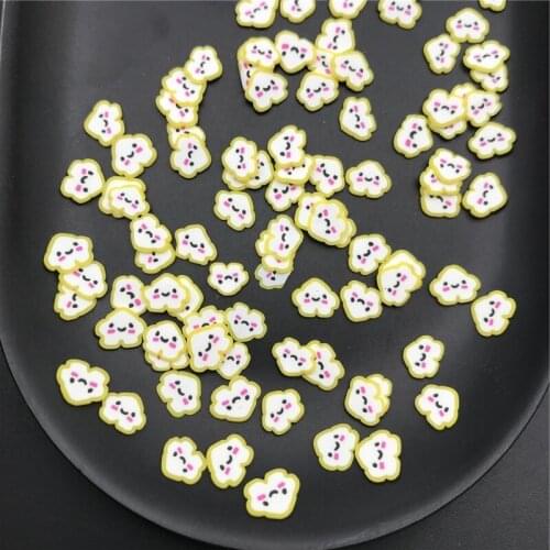60g Cloud Yellow Polymerclay,Soft Clay Sprinkles For Kids Diy/Craft Diy Making/Nail Art/Scrapbook Decoration/Craft Filler