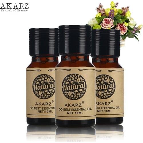 AKARZ Sandalwood Clary Sage Neroli essential oil sets Top Brand For Skin Body Care Aromatherapy Massage Spa 10ml*3