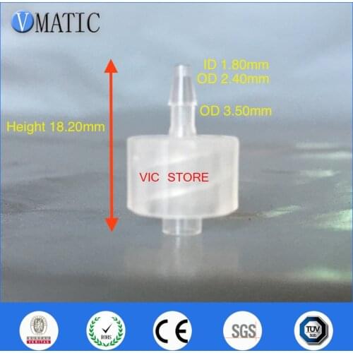 Free Shipping Pack Of 10 X 3/32 Inch Barb Male Luer Tapered Fitting (Polyprop) Luer Lock Tapered Connector