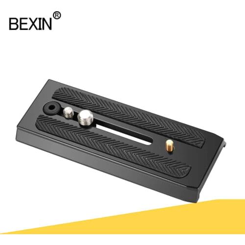 BEXIN 501PL 125MM Lengthened Quick Release Plate for Manfrotto Camera pan/tilt Plate Long Quick Release Plate and for Benro KH25