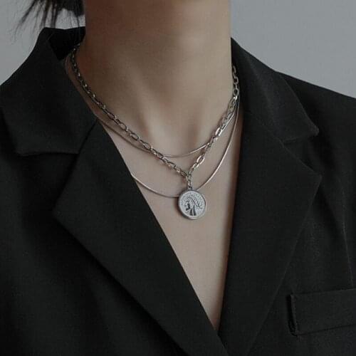 Unisex Attractive Classical Elegant Chain Choker Solid Necklace Fadeless for Boy