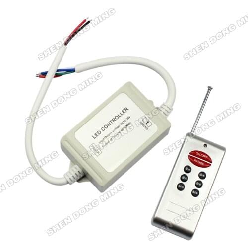 DC12-24V RGB wireless LED Controller, RF remote led controller waterproof IP67, max 4A*3,5set/lot free shipping