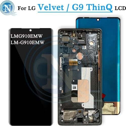 For LG Velvet 5G G910 G900 LM-G900N LCD Display Touch Screen Digitizer Assembly Replacement Part For LG G9 ThinQ lcd