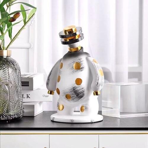 Home Decor People Sculpture Home Decoration Accessories Creative Porch Arts Tabletop Ornaments Resin Statue Living Room Gifts