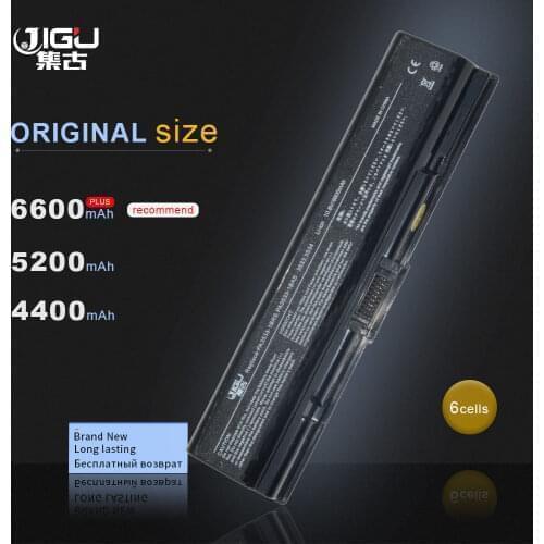 JIGU 6Cells Laptop Battery PA3534U-1BAS PA3534U-1BRS PA3682U-1BRS PA3727U-1BRS PABAS098 PABAS174 For Toshiba Equium A200
