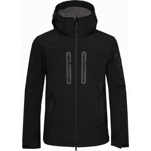 Cikrilan Mens Spring/Autumn Softshell Jacket Men Outdoor Sports Hooded Coat Trekking Windbreaker Waterproof Hiking Jackets