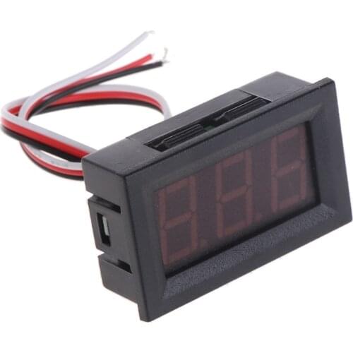 Mini Voltmeter Tester Digital Voltage Test Battery DC 0-40V Red/Blue/Green Auto Car
