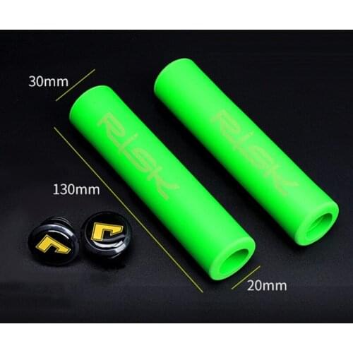 New Handlebar Grips Bicycle MTB Road Mountain Bike Soft Silicone Rubber Handlebar End Grips