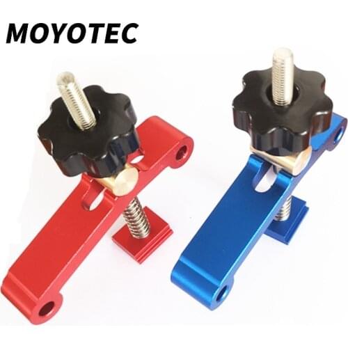 MOYOTEC New Aluminum Alloy T-track Clamping Blocks Woodworking Jig Universal T slot Clamping Blocks Platen Woodworking Tools