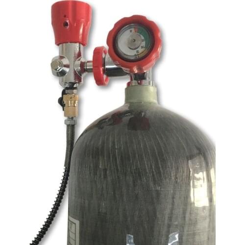 New whole set pcp airforce condor 6.8L 30Mpa 4500psi spare air scuba composite gas cylinder carbon fiber-E Drop Shipping