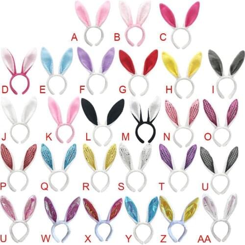 Easter Adult Children Hairband Plush Cute Rabbit Ear Easter Hair Headband Kid Party Adult Ear Accessory Bunny Decor Hairban A2F4