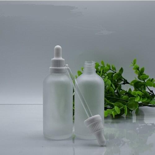 Empty Lip Gloss Tubes Frosted Dropper Amber Glass Aromatherapy Liquid For Essential Massage Oil Pipette Refillable Bottles