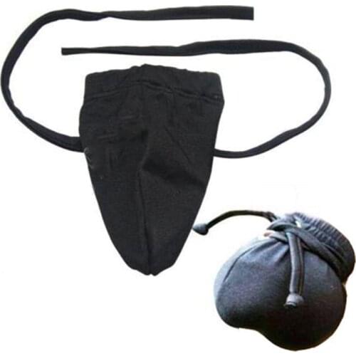 Sexy Mens Tie Up Penis & Ball Harness Pouch G-string Underwear Briefs Bikini Thong Lingerie For Him Pants Fetish Wear