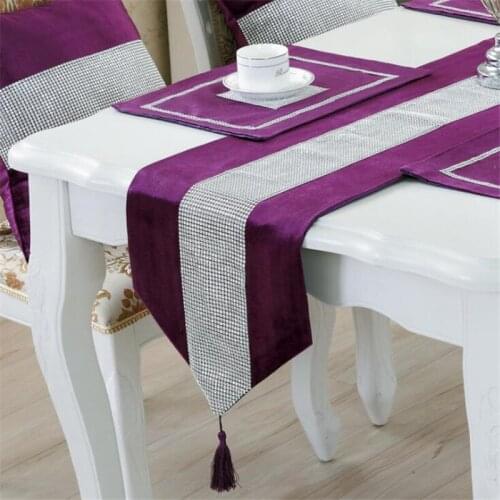 Table Runners With Tassels Table Top Decoration Home For Dining Room Wedding Party Table Decoration