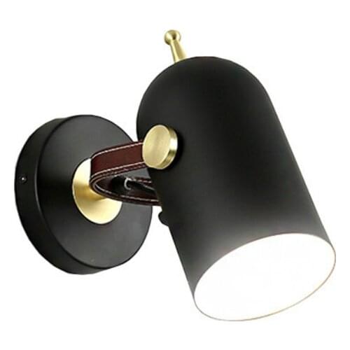 Bedroom Hotel Restaurant Modern LED Wall Lamp living Room Study Wall Decoration Lighting Iron Lamp Shade Home Office Wall Sconce