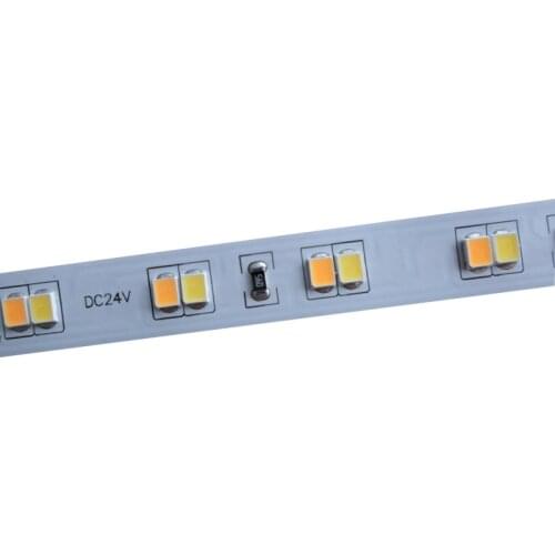 5mX 2835SMD LED strip light DC24V input 112LED/m CW+WW color temperature adjustable free shipping