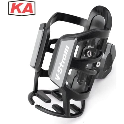 Logo Vstrom For SUZUKI V-Strom 1050 1050XT DL 1000 1000XT 650 650XT 2002-2021 Motorcycle Beverage Water Bottle Drink Cup Holder