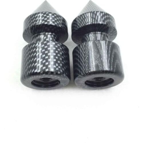 Aftermarket motorcycle parts Carbon fiber Spike Swingarm Spools 6mm Thread For Aprilia Triumph Yamaha VMAX / Yamaha YZF-R6 98-13