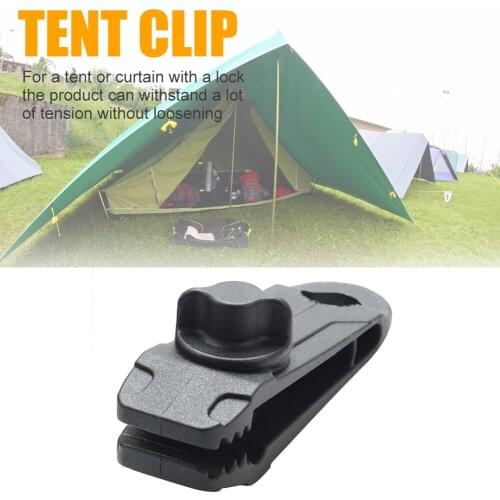 Outdoor Camping Tent Clip Nylon Heavy Duty Windproof Awning Clamp Grip for Garden Shade Cloth Tent Accessories