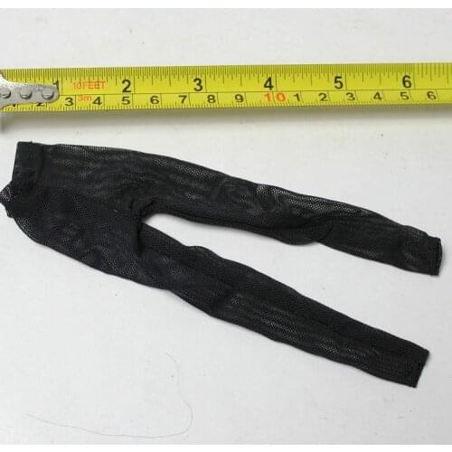 1/6 Scale Female Black Sexy Lace Pantyhose Stockings Models for 12''Figure Body Accessories