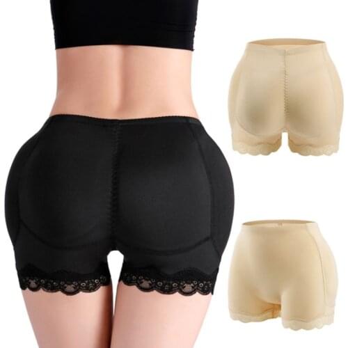 Women Fake Ass Padded Shapers Plus Size Push Up Tummy Control Ladies Panties Lace High Waist Female Shapwear Shaping Underwear