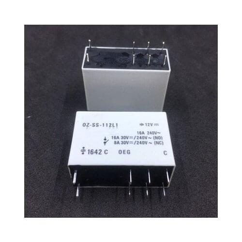 1pcs/lot OZ-SS-112L OZ SS 112L 12VDC 12V relay OZ-SS-112L1 16A In Stock
