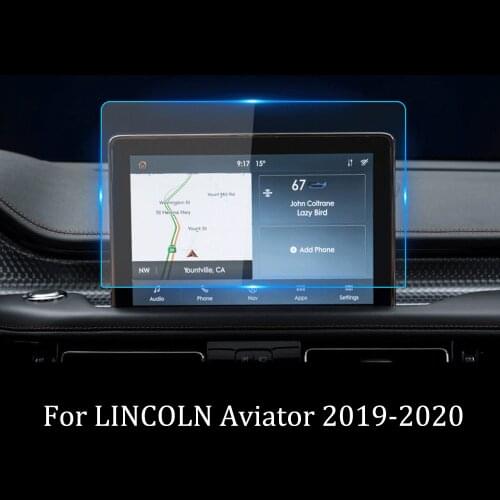 10.1 Inch Car Navigation Screen Protector For LINCOLN Aviator 2019-2020 Auto Central Screen Tempered Glass Film
