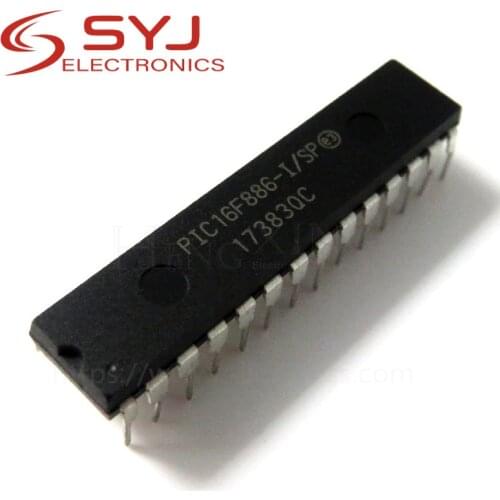 10pcs/lot PIC16F886-I/SP PIC16F886ISP PIC16F886 16F886-I/SP DIP-28 In Stock