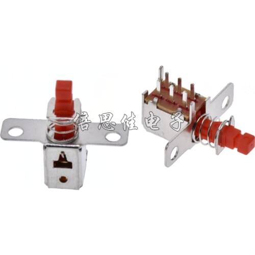 10pcs/Key switch Double row Straight key switch 6 Pin A03 No lock switch