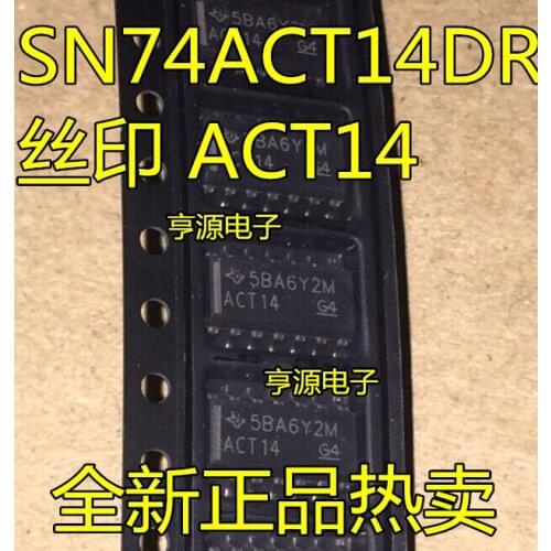 10PCS SN74ACT14DR ACT14 TI SOP-14 IC