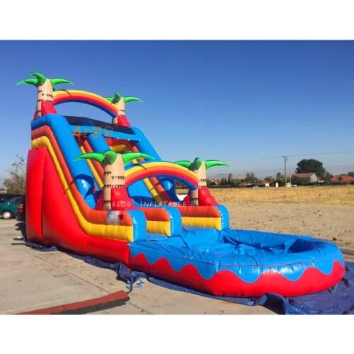 2021 Outdoor Adults Games Inflatable Water Slide Inflatable Waterslide for Fun Obstacle Course Giant Slides Party Games