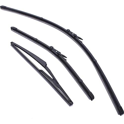3Pcs Car Vehicle Front/Rear Windscreen Wiper Blades Set for Fiat Grande Punto