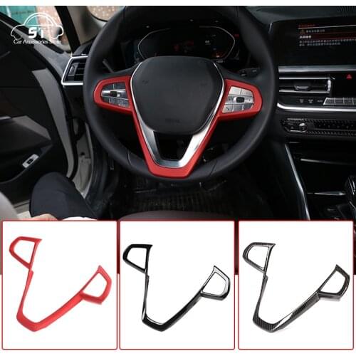 Car Steering Wheel Frame Trim Cover ABS For BMW 3 5 7 Series X3 X5 X7 G05 G07 G11 G12 G20 G30 2019-2020 For BMW 6 Series GT 2020