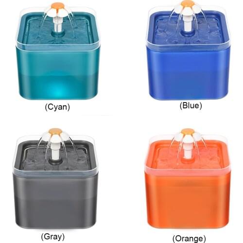 Hot 2L Automatic Pet Water Fountain Filter Dispenser Feeder Smart Drinker For Cats Water Bowl Kitten Puppy Dog Drinking Supplies