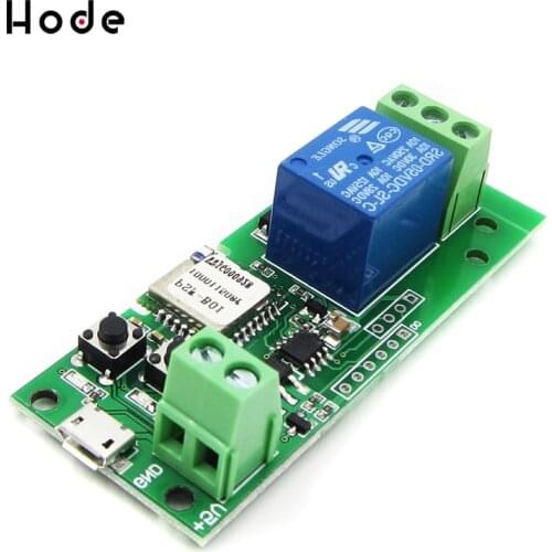 Sonoff wifi switch module Inching Self Locking wireless Relay Smart home Automation for Computer access DC 5V 1 channel
