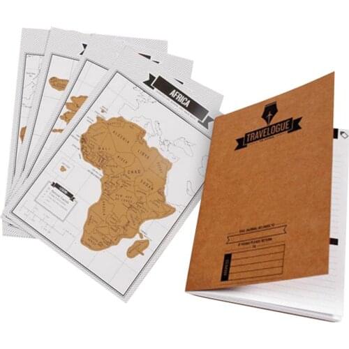 Christmas Journal Diary Notebooks Scratch World Map Travelogue Travel Log Notebooks Adventure Travel Journal Notebook Child Gift