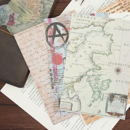 Retro Memory of time Creative washi paper stickers notebook planner DIY decorative stickers accessories 5pcs vintage stationery