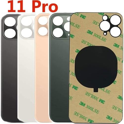 5.8 inches 11 Pro Back Glass Replacement for iPhone 11Pro Back Cover Glass with 3m Tape Sticker