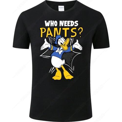 Donald Duck T Shirt Men Women Harajuku T-Shirt Summer Casual Tops Cotton Short Sleeve Cool Tee Unisex Clothes J106