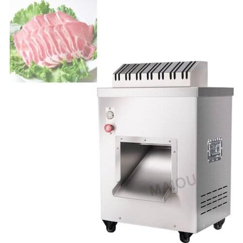 Commercial High Efficiency Electric Meat Cutter Vegetable Slicer Stainless Steel Automatic Cutting Machine