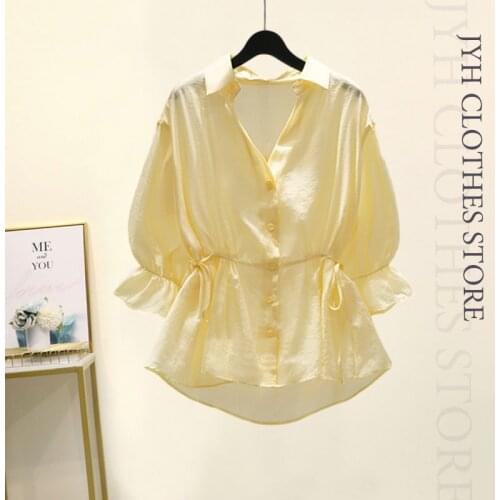 Желтые блузки KORAMAN China At AliExpress