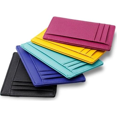 202 Hot Womens Leather Card Holder Fashion Card Id Holders Brand Card