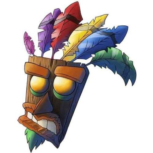 13cm*10cm For Crash Bandicoot Personality Creative Stickers Car Assessoires Car Stickers Decals Vinyl Material Decoration