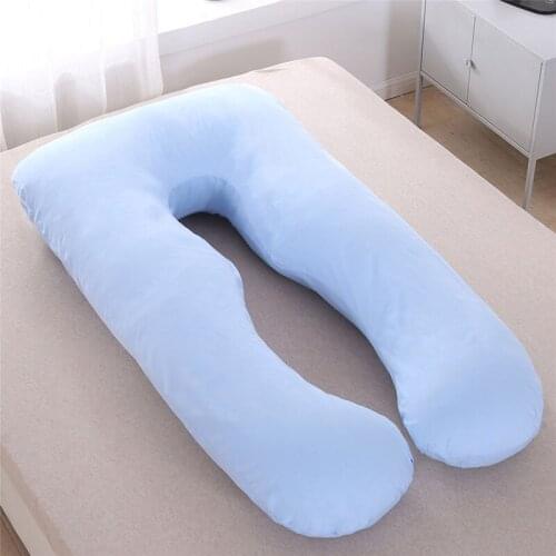 Limited New Shape Pregnancy Pillow Full Body Cotton Pillowcase Maternity Pillows For Side Sleeper Sleeping Support Women Bedding