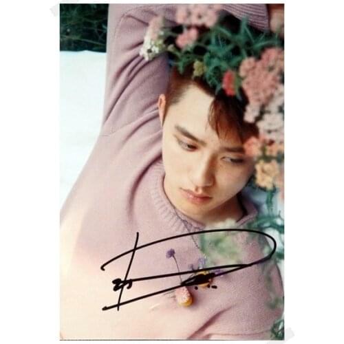 Signed EXO DO D.O Doh Kyungsoo autographed original photo 6 inches free shipping 08201705