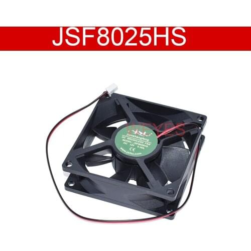 Original For JSF8025HS DC12V 0.35A 8CM 8025 80*80*25MM 2 Wires Air Dryer Fan Violence